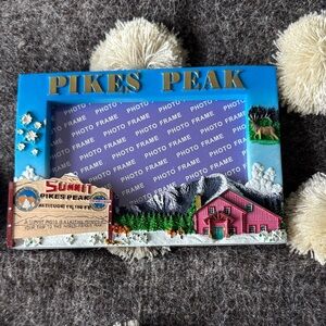 Pikes Peak Photo Frame with Scenic Design